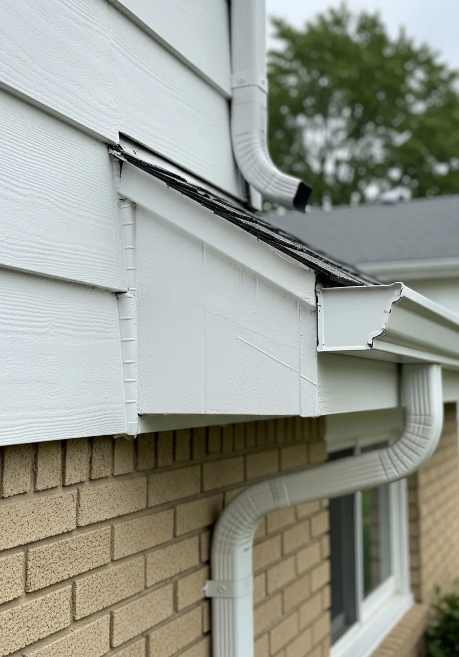 Close-up of quality exterior work on a Channahon home showing attention to detail and local craftsmanship.